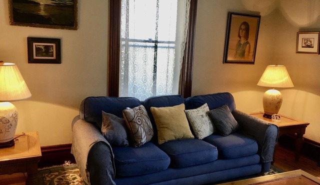 A Victorian duplex in quiet historic downtown Amherst. Pet friendly