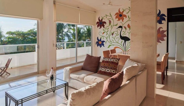Apartment Beachfront view.