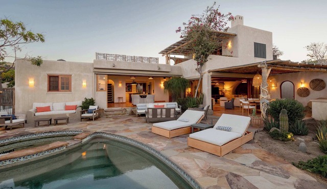 Authentic Baja Hacienda! Beach Club Access Private Pool Ocean Views