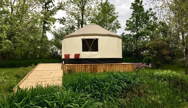 Authentic Yurt Rental on an Organic Farm near Cornwall, Ontario