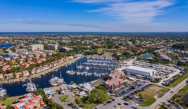 Beautiful marina view in the Keel Club @ Burnt Store Marina and Country club