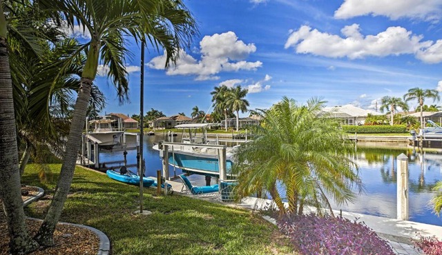 Canal Waterfront Home with Private Pool & Dock!