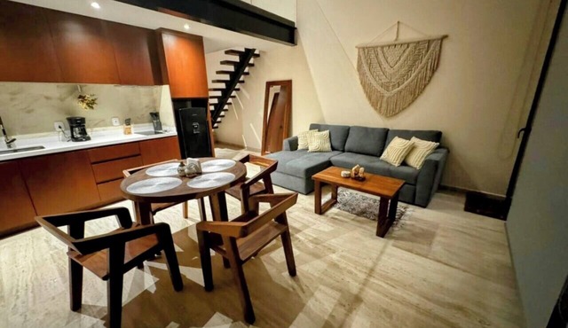 Chic apartment with 4 pools, GYM in beautiful Tulum - close to beach & town