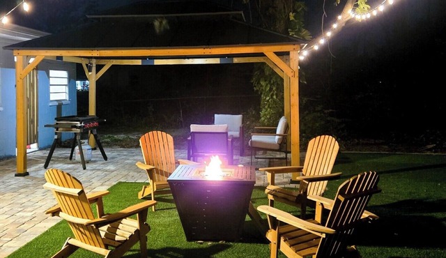 Cozy 2-bedroom house in enjoyable New Smyrna/Edgewater with AC, WiFi