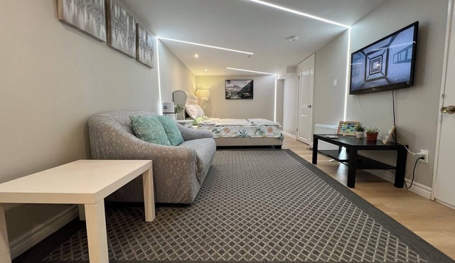 Cozy King size Bedroom with Private Bathroom
