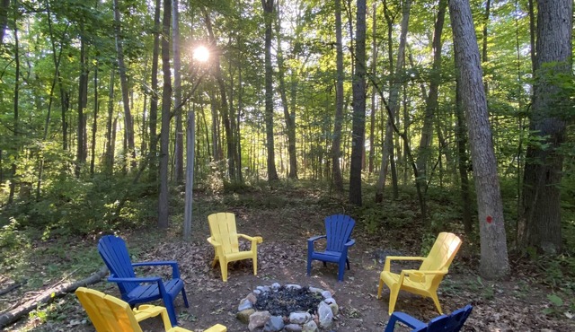 Cozy Sandy Pines Cottage Suite, right on Lake Huron in a Carolinian Forest,