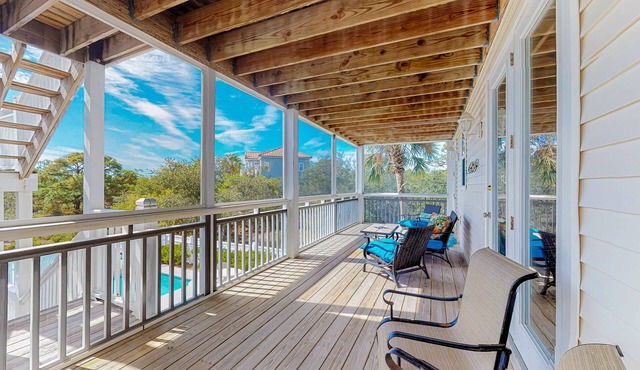 Dog-friendly beach house with a pool, tennis, grill, washer/dryer, ocean views