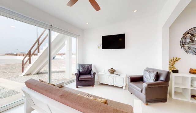 Dog-friendly beachfront retreat with rooftop deck, pool, hot tub, & kitchen