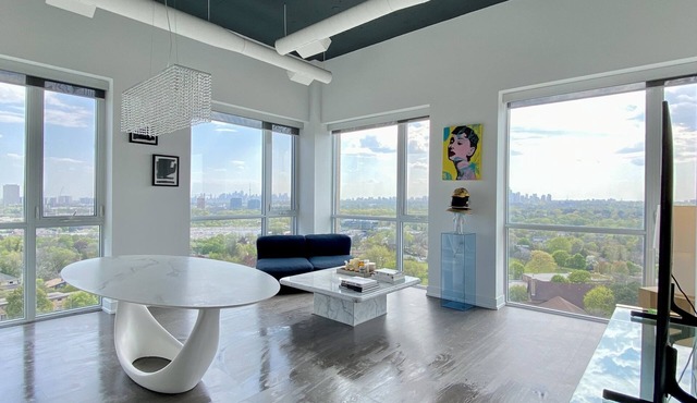 Fantastic View 12ft Ceiling Penthouse/pet Friendly