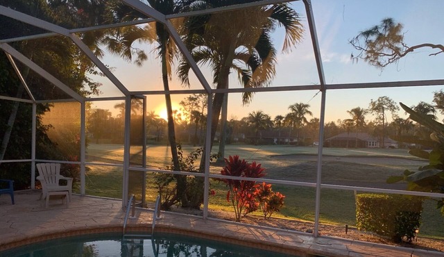 Golf Course Views Single Family Home in Lely Country Club