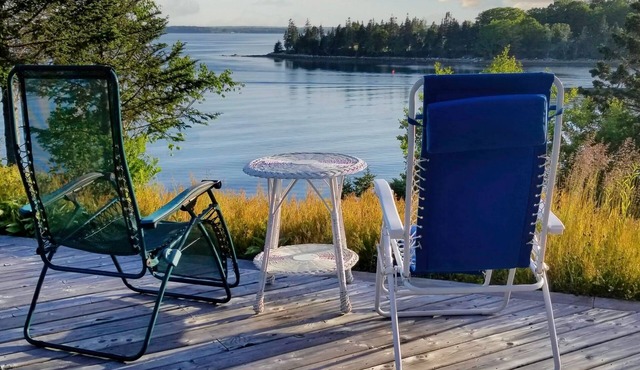 Gorgeous Oceanfront Estate with Heated, Fenced Seawater Pool in Lunenberg County