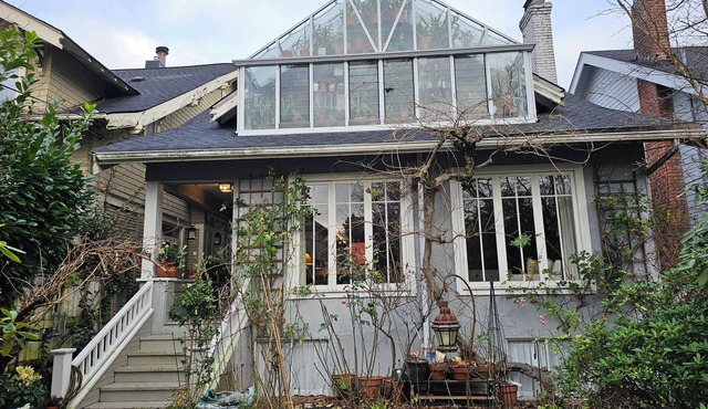 Gracious and spacious craftsman house seaside and cityside in Kitsilano.