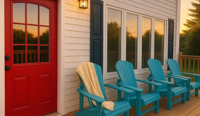 Mahone Bay Retreat Deck Fire Pit