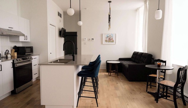 Maison Rasco Two-Bedrooms Apartment Old Montreal Prime Spot Pet Friendly Self Check-In Access Full Kitchen Wi-Fi AC