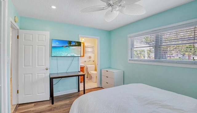 Modern 3BR Beach House in St. Pete Walk to Sand + Fenced Yard in st Pete beach Florida