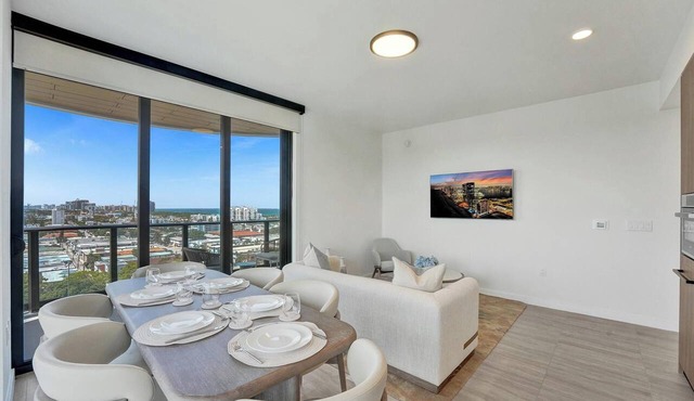 NEW Spacious 19th Floor 3BR | Pool, Gym & Beach