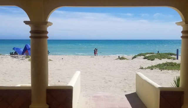 OCEANFRONT! Clean, spacious, comfortable. Dog Friendly. Right On The Beach