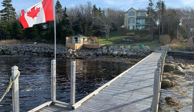 Oceanfront, One Bedroom, 700 sq. ft. , Sand Castle Suite, Prospect, Nova Scotia.