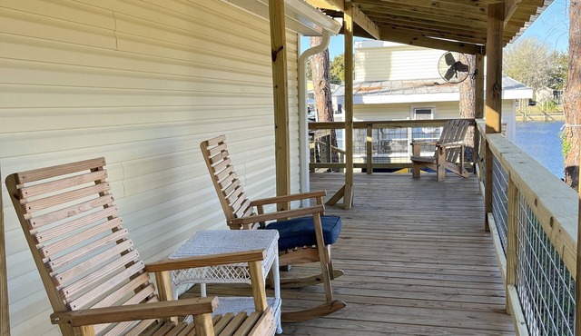 Old Florida Waterfront Getaway - Large Porch, Big Dock, & Pet Friendly