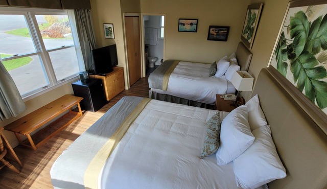 One Bedroom Chalet with Double and Single Bed