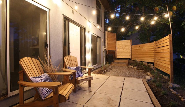 Peaceful guest accommodation with private patio and beautiful view