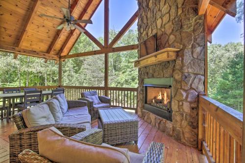 Private Cabin w/Furnished Porch on < 3 Acres!