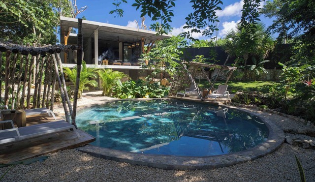 Private villa in the jungle with pool -Ulkan Tulum