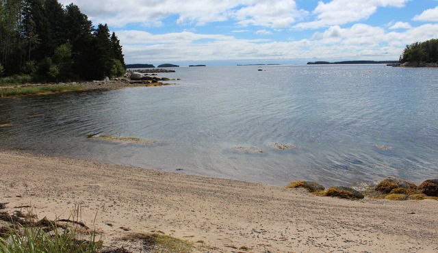 SANDY COVE COTTAGE / CHESTER / oceanfront / private beach and wharf / kayak