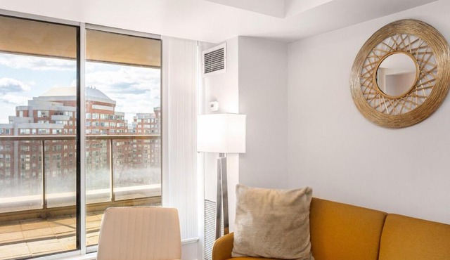 SkyView 2BR Plus Den Stunning Views Steps to SQ1 Mall