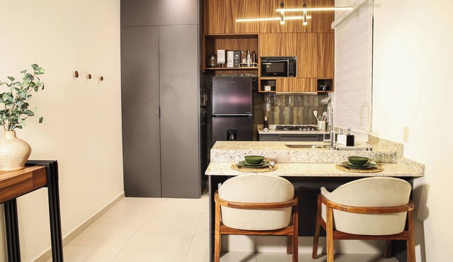 Smart & Modern Minimalist Gem in Santa Tere with AC
