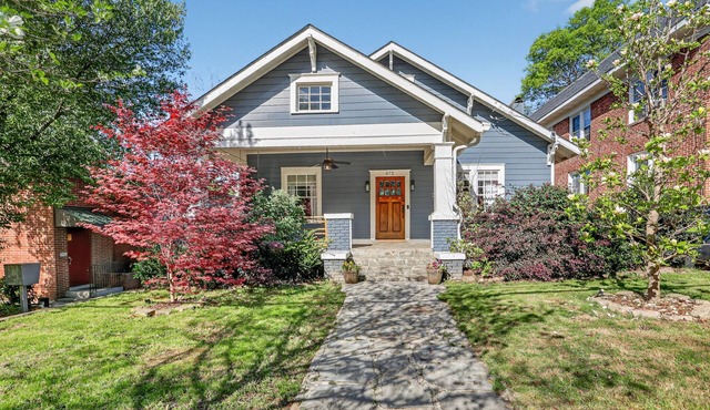 Spacious 3BR/3 Bath Bungalow w/Porch and a Yard - Near the Beltline and Stadium