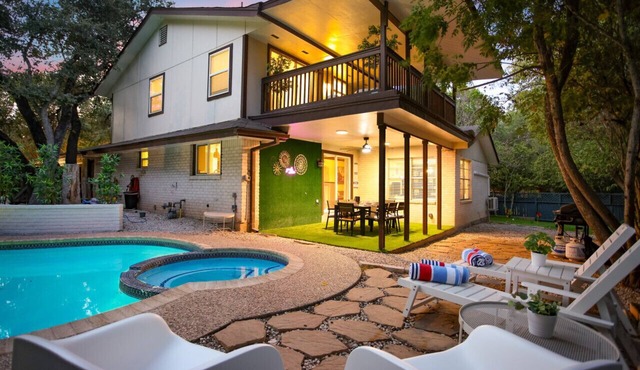Spacious Fun-Filled Retreat with Pool and Hot Tub