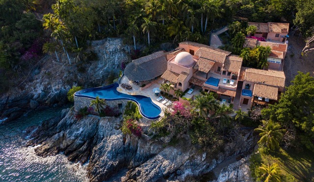 Staffed Oceanfront Estate: Giant Infinity Pool + Views