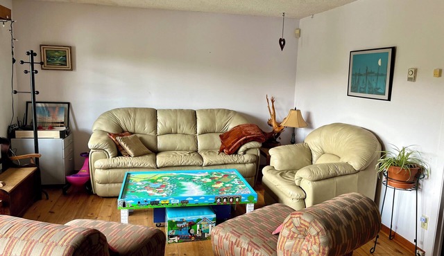 Sunny south-facing lakefront cottage with sauna close to ski hills and trails in Saint-Adolphe-d'Howard