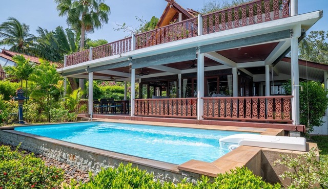 Tropical Beachfront 4 Bdr Pool Villa (KBR24) in Koh Samui