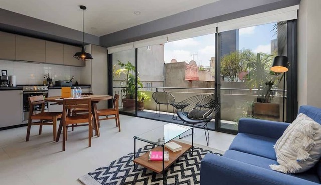 w* | Luxurious 1BR w/Beautiful Balcony in Cuauhtémoc