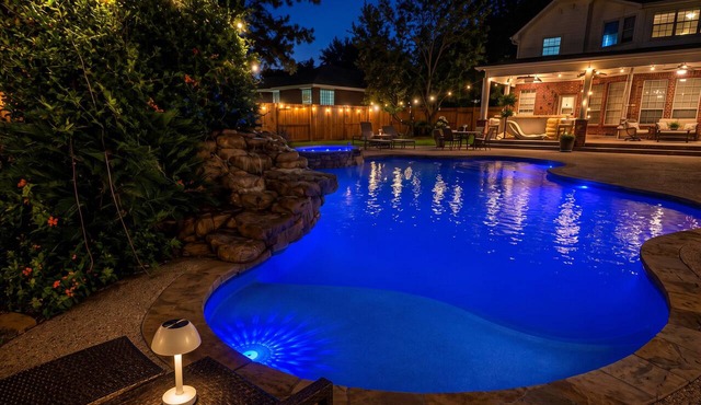 Welcome to the Spring Oasis. Spacious 5-bedroom to cool off from the Texas heat.