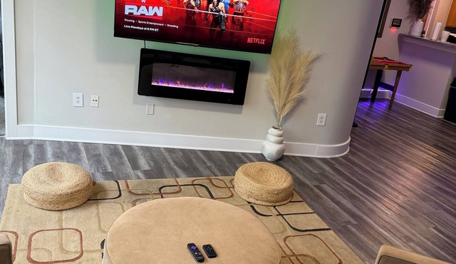 Welcome to your fun 2BR/2BA arcade loft—relax, play, and enjoy your stay!