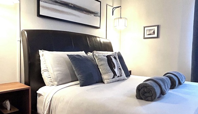 Downtown condo w/terrasse -Comfortable, quiet haven in the midst of everything!