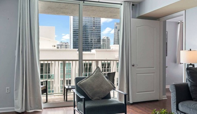2BR Brickell Free Parking World Cup Ready